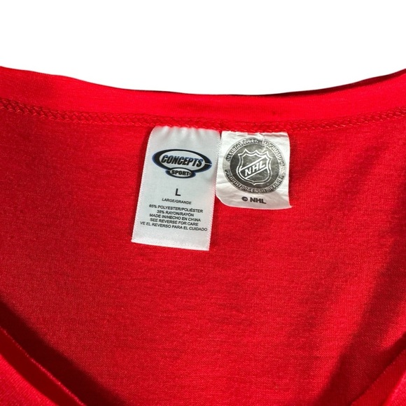 CONCEPTS SPORTS CHICAGO BLACKHAWKS NHL LONG SLEEVE TEE T SHIRT Women's Sz Large - Picture 4 of 8